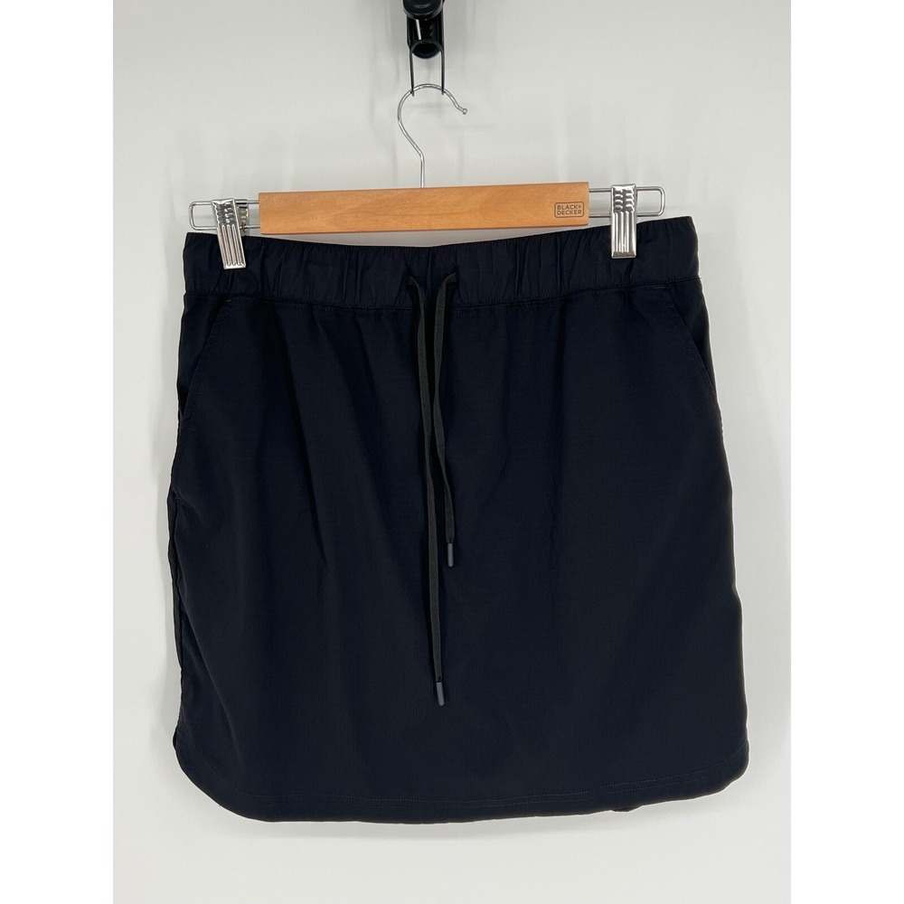 Eastern Mountain Sports Skort Athletic Drawstring Black Skirt Shorts S